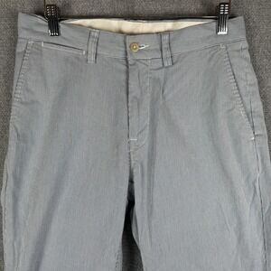 Polo Ralph Lauren Pants Men's 30x32 Blue White Chino Slim Fit Striped Straight